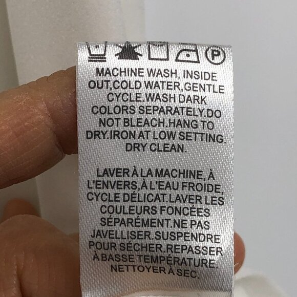 RW&Co White tied V-Neck sleevless blouse LG office capsule wardrobe Large - Picture 9 of 16